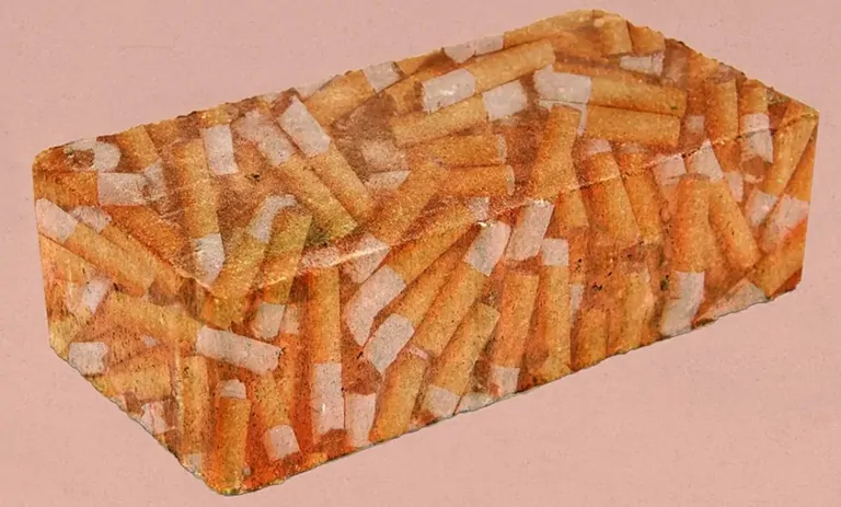 آجرهای ساخته شده از ته سیگار؛ نوآوری سبز در صنعت ساختمان